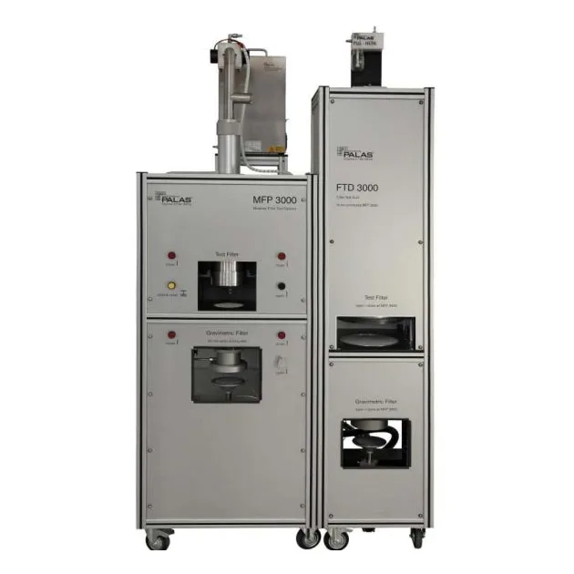 PALAS MFP3000 फ़िल्टर प्रदर्शन परीक्षण बेंच